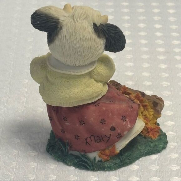 Enesco Mary's Moo Moos November Moo Autumn Be in Pictures Figurine 1996 - Picture 3 of 4